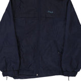 Age 15-16 Fila Jacket - XL Navy Nylon