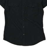 Smog Short Sleeve Shirt - Small Black Cotton