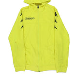 Age 14 Kappa Track Jacket - Large Yellow Polyester