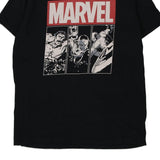 Marvel Graphic T-Shirt - Small Black Cotton