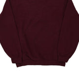 New York Gildan Sweatshirt - Medium Burgundy Cotton Blend