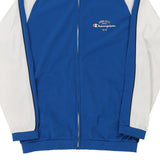 Age 11-12 Champion Track Jacket - Large Blue Polyester