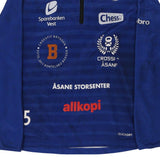 Age 15-16 Umbro 1/4 Zip - XL Blue Polyester