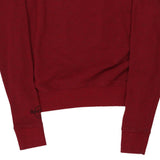 Age 8-10 Atlantic City Hard Rock Cafe Spellout Sweatshirt - XS Burgundy Cotton Blend