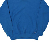 Made in USA Blank Lee Sweatshirt - Large Blue Cotton Blend