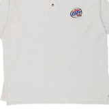 Vintage white Miller Lite Chase Authentics Polo Shirt - mens x-large