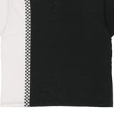 Race Racewear Nascar Polo Shirt - 2XL Black & White Cotton