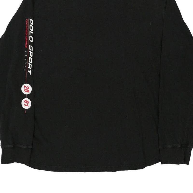 Vintage black Polo Sport Long Sleeve T-Shirt - mens large