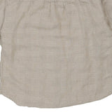 Guess Short Sleeve Shirt - Large Beige Ramie