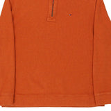 Vintage orange Tommy Hilfiger 1/4 Zip - mens x-large