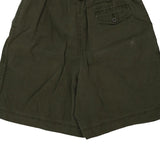 Lizsport Shorts - 29W UK 12 Khaki Cotton