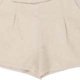Cecilia Shorts - Medium Cream Polyester Blend