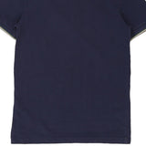 Kappa Polo Shirt - Small Navy Cotton