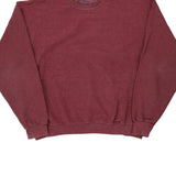 Fruit Of The Loom Sweatshirt - XL Red Cotton Blend