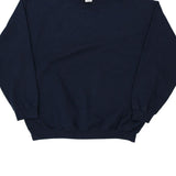 Gildan Sweatshirt - XL Navy Cotton Blend