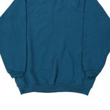 Just My Size Sweatshirt - XL Blue Cotton Blend