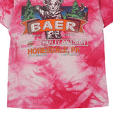 Honesdale, Pennsylvania Harley Davidson Tie-Dye T-Shirt - Small Pink Cotton