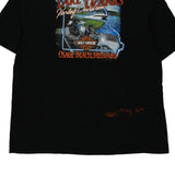 Osage Beach Harley Davidson Graphic T-Shirt - 2XL Black Cotton