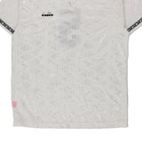 Diadora Football Shirt - Large White Polyester