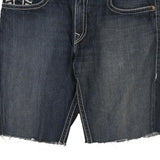 True Religion Denim Shorts - 42W 13L Dark Wash Cotton
