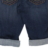 True Religion Denim Shorts - 26W 11L Dark Wash Cotton