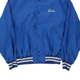 Made in  USA Linda Holloway Varsity Jacket - 3XL Blue Nylon Blend