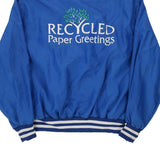 Made in  USA Linda Holloway Varsity Jacket - 3XL Blue Nylon Blend
