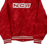 Vintage red Made in USA NCR Aristo Jac Varsity Jacket - mens x-large