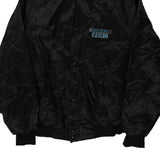 Vintage black Made in USA Hole in The Wall Casino West Ark Varsity Jacket - mens x-large