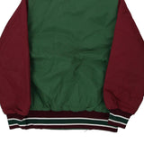 Made in USA Age 10-12 Ripon Athletic Varsity Jacket - Large Green Nylon Blend