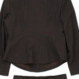 Escada Full Suit - Medium Brown Wool