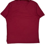 Polo By Ralph Lauren Polo Shirt - Large Burgundy Cotton