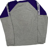 Age 12-13 Minnesota Vikings N.F.L. Team Apparel Long Sleeve T-Shirt - Large Grey Cotton