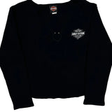 Wausau Harley-Davidson Harley Davidson Graphic Long Sleeve T-Shirt - Large Black Cotton