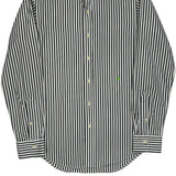 Polo By Ralph Lauren Striped Shirt - Small Black & White Cotton