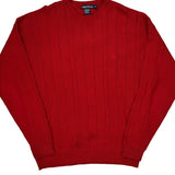 Nautica Sweater - Large Red Cotton