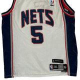 Nets Reebok Nba Jersey - 2XL Blue Polyester