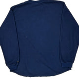 Nike Long Sleeve T-Shirt - 2XL Navy Cotton