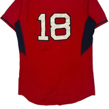 Red Sox Majestic Mlb Jersey - Large Red Polyester
