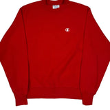 Reverse Weave Champion Sweatshirt - Medium Red Cotton