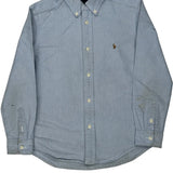 Age 7 Ralph Lauren Shirt - Small Blue Cotton