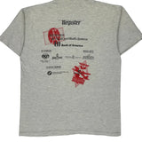 Bastille Day Eight-K Murina Single Stitch T-Shirt - Large Grey Cotton