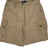 Polo By Ralph Lauren Cargo Shorts - 34W 11L Beige Cotton