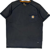 Carhartt T-Shirt - Medium Black Cotton