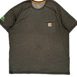 Carhartt T-Shirt - XL Grey Cotton