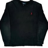 Polo By Ralph Lauren Long Sleeve T-Shirt - XL Black Cotton