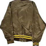 Aristo Jac Varsity Jacket - Large Brown Polyester