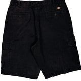 Dickies Cargo Shorts - 38W 10L Black Cotton