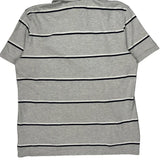 Tommy Hilfiger Striped Polo Shirt - XL Gray Cotton