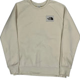 The North Face Sweatshirt - Large Cream Cotton